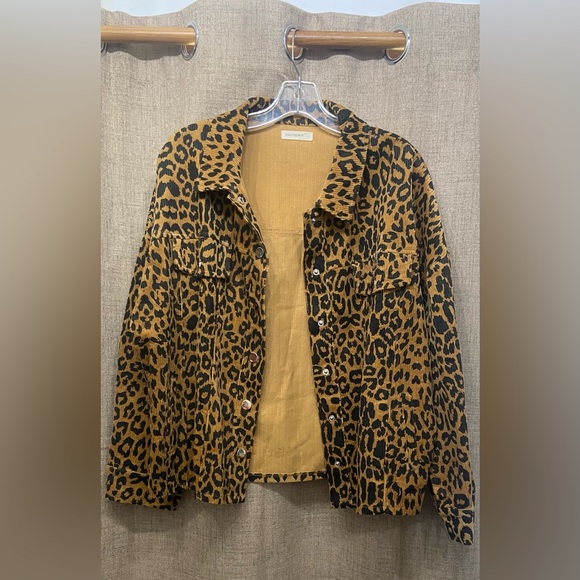Leopard Print Jean Jacket - Picture 4 of 6